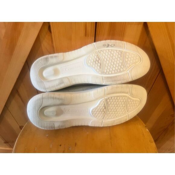 AK Anne Klein Tina iflex gray fabric diamond print slip on loafer flats 10M - Picture 6 of 7